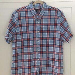 Mens L Short Sleeve Lands End